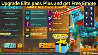 Upgrade M6 Elite pass Plus & Get Free Emote how to buy RP in PUBG mobile