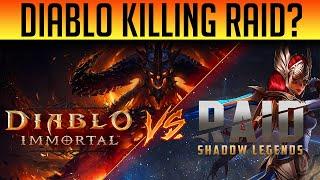 IS DIABLO IMMORTAL KILLING RAID SHADOW LEGENDS? FULL DEEP DIVE