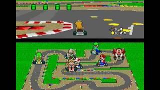 SNES Longplay [110] Super Mario Kart