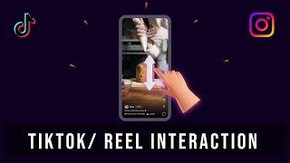 Create simple Tiktok/ Insta Reel "swipe up" interaction in Figma