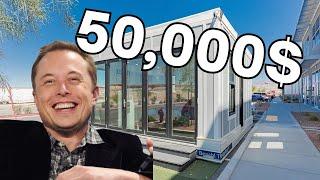 Inside Elon Musk's 50,000$ House!