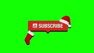 Merry christmas green screen full pack merry christmas subscribe button green screen hd vfx video