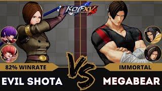 KOFXVEVIL SHOTA (O.Shermie/Whip/Shermie) vs MEGABEAR (Gato/Duo Lon/Kim)Replay Match - 08/24