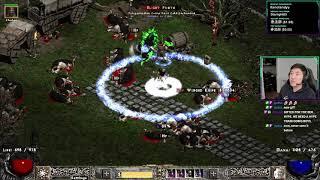 Frost Nova Sorc (200 FCR) Build Finds a BER in Blood Moon Map (198% Density)- Project Diablo 2 (PD2)