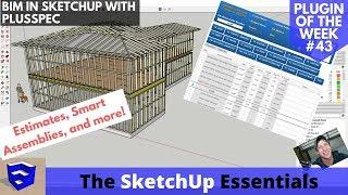 Smart Models in SketchUp with PlusSpec - The BIM Extension - Sketchup Plugin of the Week #43