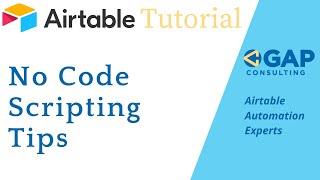 Create an Airtable Script (without knowing code)