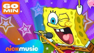 Every SpongeBob Song Ever!  60 Minutes | Nick Music