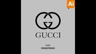 How To Make Gucci Logo In Illustrator