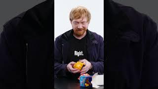 Rupert Grint gets excited over his fave British chocolate 