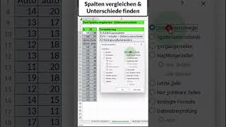 Excel Spalten vergleichen in nur 10 Sekunden