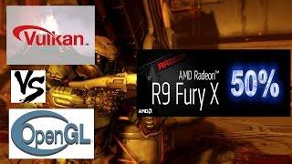 DOOM PC | Vulkan vs OpenGL | AMD Radeon Fury | Ultra | 1080p | Performance Test