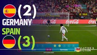 Penalty shootout  Spain 2-3 Germany  Euro Cup 2024 | Video game simulation