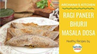 Paneer Masala Dosa Recipe - Breakfast Recipes by Archana's Kitchen