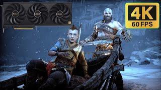 [4k60PC] God of War Ragnarok First 55 min Gameplay Asus ProArt 4080 Super, 5950x Max Quality