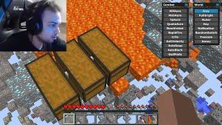 I caught this Streamer CHEATING on my Minecraft server...