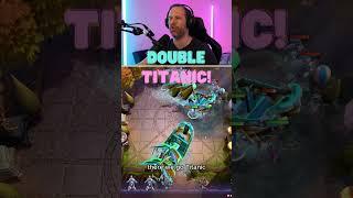 Epic Double Titanic Showdown in Dota Underlords!  #shorts