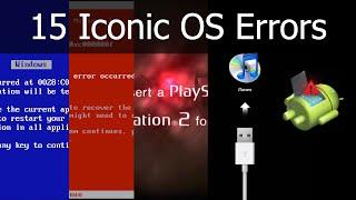 15 Iconic OS Error Screens!