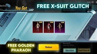   Free X-Suit Glitch ! Get All X-suit Free | How to Get Free X-Suit in BGMI | Free Pharaoh X-suit