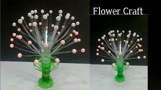 Plastic bottle Craft ideas | Plastic flower making | Flowers guldasta made with waste bottle