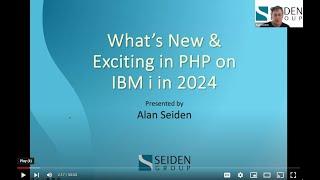 What's New & Exciting in PHP on IBM i in 2024