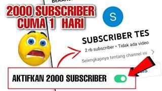 2000-SUB/HARI !!! - CARA MENAMBAH SUBSCRIBER YOUTUBE DENGAN CEPAT 2022 BAHAR BOSS