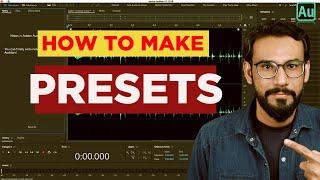 How to Save Preset in Adobe Audition | Preset making Adobe Audition | Bol Chaal