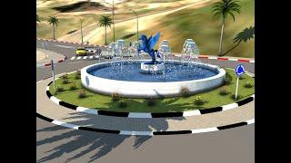 3D Modelling of a Fountain Roundabout in Infraworks 360