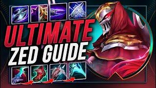 LACERATION'S FULL ZED GUIDE! (RUNE SETUPS + BUILDS + LANING PHASE + COMBOS) | SEASON 11 ZED GUIDE