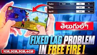 Fix lag problem in free fire and free fire max| how to solve lag& heat problems in mobiles in telugu