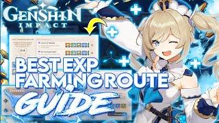 *BEST* AR EXP FARMING ROUTE GUIDE FOR STUCK/BEGINNING PLAYERS (AR 12+) !! | Genshin Impact