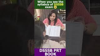 Best Books for DSSSB EXAMS | DSSSB PRT BOOK #shorts