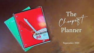 The Cheapest Planner: How to Turn an Inexpensive Notebook into a Flexible Planner