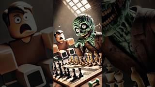 What? Roblox Zombie Plays Chess?! ️ #roblox #funny #humor #cartoon #zombie #shorts