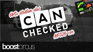 BoostCircus - Wir stellen das CanChecked MFD28 für den BMW E91 vor