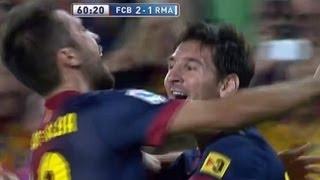 La Liga | Golazo de falta de Lionel Messi (2-1) en el FC Barcelona - Real Madrid