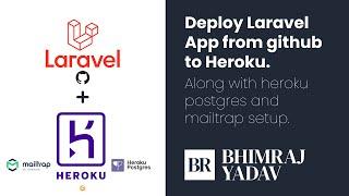 Deploy Laravel App from Github to Heroku along with Postgres and Mailtrap Setup | BHIMRAJ YADAV