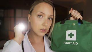ASMR Late Night Doctor Examines & Treats Your Face - Medical Roleplay