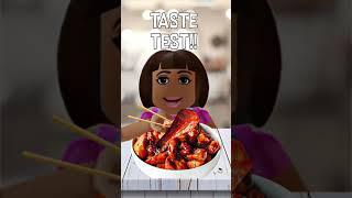 Dora tries Spicy Chicken Challenge ️ #shorts