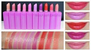 Maybelline Rebel Bloom Lipstick + Lip Swatches - Beauty with Emily Fox