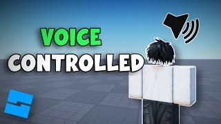 I made a VOICE CONTROLLED roblox game