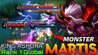 Monster Martis Show No Mercy - Top 1 Global Martis by KING ASHURA - Mobile Legends