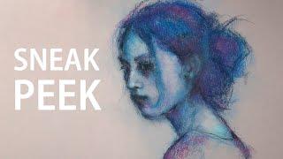 Sneak Peek | Pastel Portrait Drawing