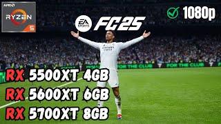 EA SPORTS FC 25  RX 5500XT - RX 5600XT - RX 5700XT | Test Rendimiento |