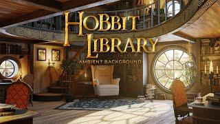 Hobbit Library Ambience | 2.5 Hours studying in the Shire with tranquil ASMR