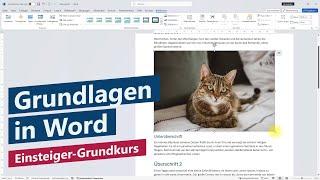 Word Grundkurs – Grundlagen für Anfänger in 23 Kapiteln – Microsoft 365 Word Tutorial