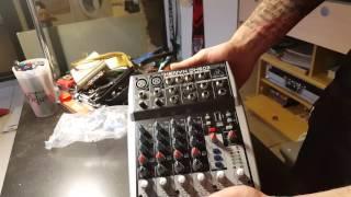 Behringer Xenyx QX602MP3 unboxing