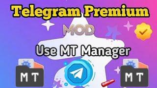 How to Mod Telegram Premium Use MT Manager / Telegram Premium Free