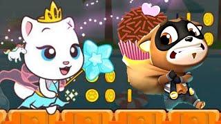 Talking Tom Candy Run Fairy Angela vs Roy Raccoon Gameplay Android ios