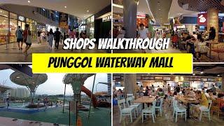 Shopping mall Tour | Punggol Waterway Point | Singapore | Virtual Walk | Walkthrough