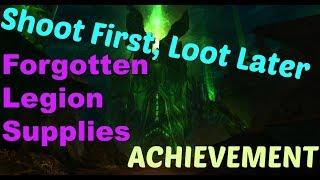 Where is Forgotten Legion Supplies treasure (Shoot First,Loot Later Achievement) World of Warcraft